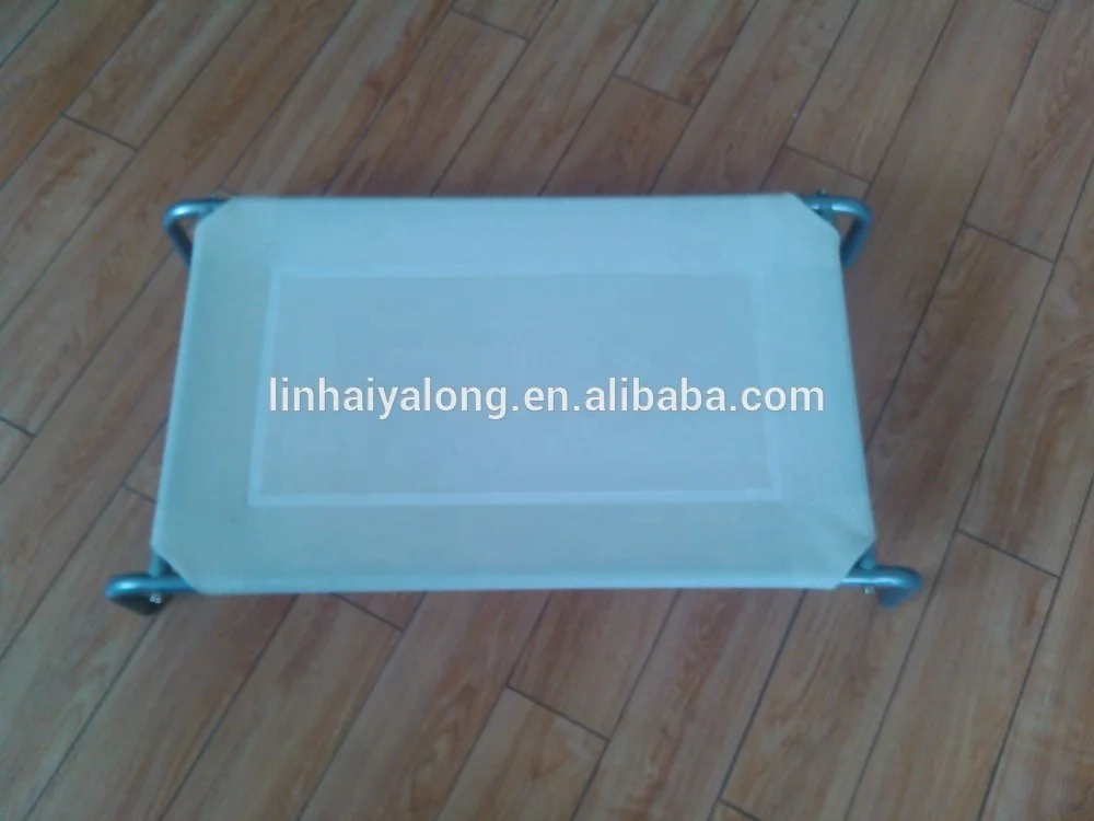 Превосходное качество комфорт прочный устойчивый к царапинам устойчив к укусу открытый металл повышенные Pet Cot кровать собаки