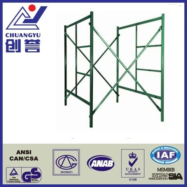 Advanced level galvanized steel a frame scaffolding for construction