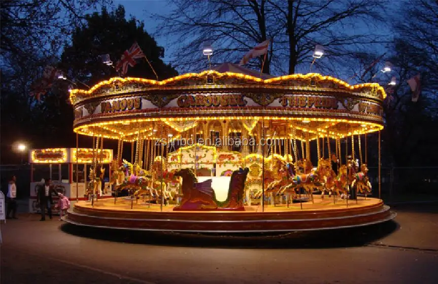 Interesting park equipment Carousel Horses For Sale
