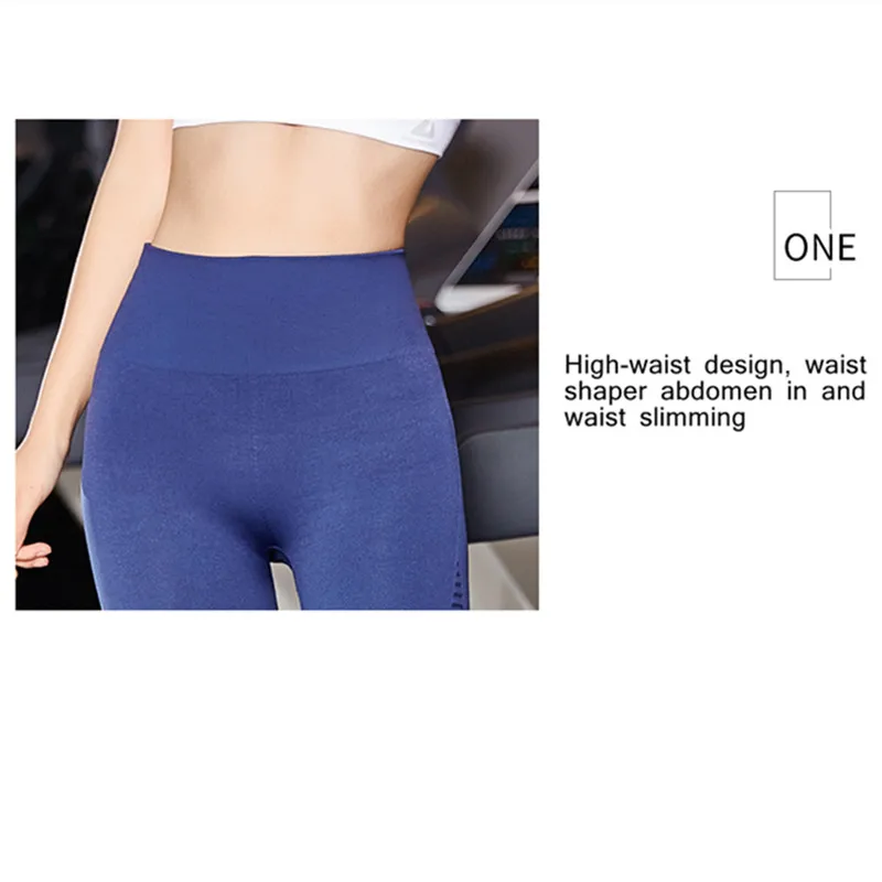 AMESIN Top Quality Lycra Nylon Gym Clothing Women Seamless Gym Leggings