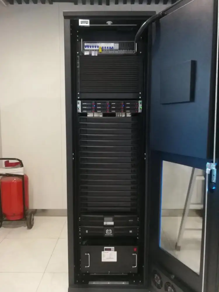 42U Micro data center IT infrastructure security system for server rack