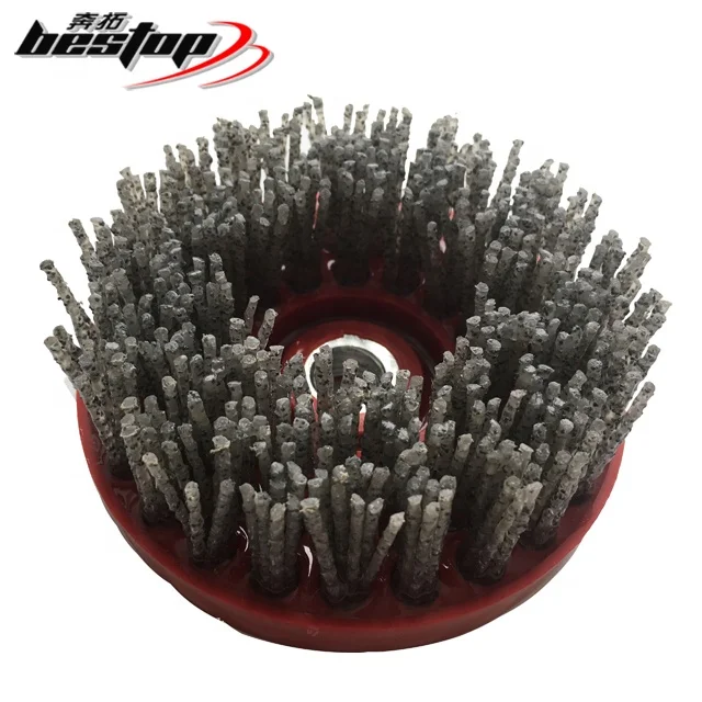 D110mm Silicon Carbide Granite Antique Brush with Glue