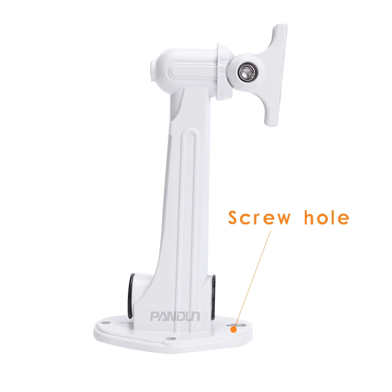 Cheap Aluminum alloy white cctv camera mounting bracket cctv camera hanging mount