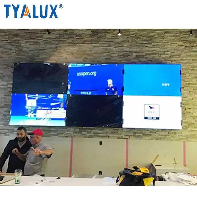 Безрамный ЖК-монитор видеостена внутренний сенсорный экран с видео стеной