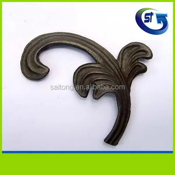 Bottom price top sell wrought iron flower and leaves