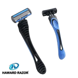 Disposable 6 blade shaving razor blades for women