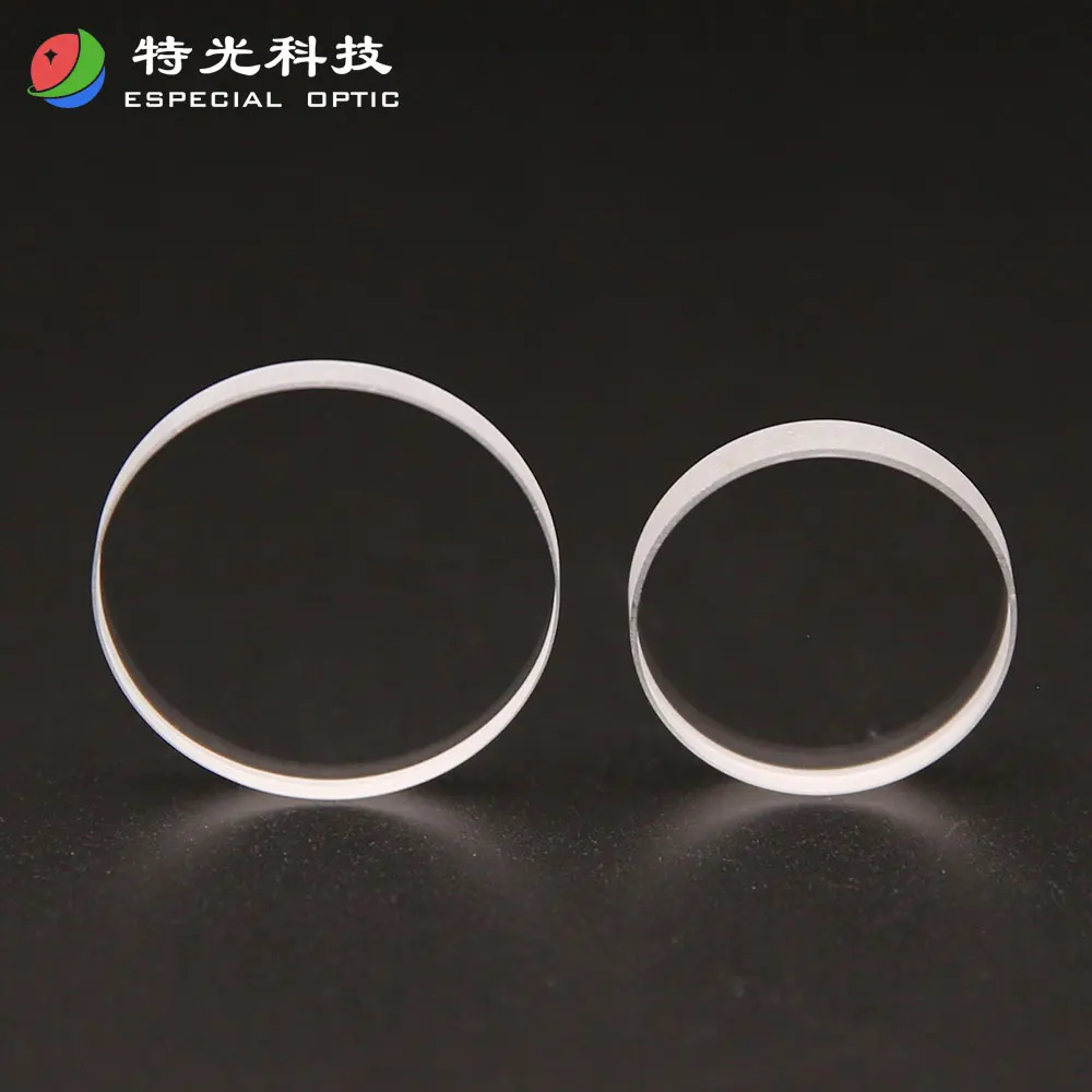 T>90% uncoated clear optical glass caf2/MgF2/BK7/Fused Silica protective window