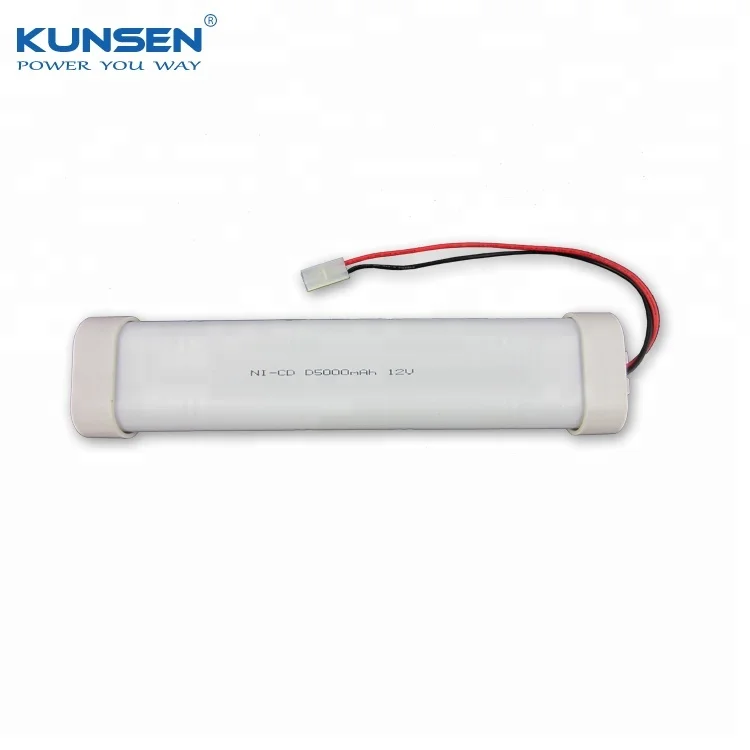 
Rechargeable Ni-CD 12V DC 5000mAh battery pack 