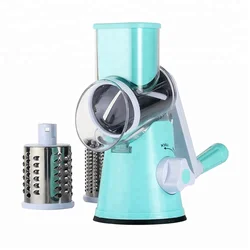 Amazon hot selling multi stainless steel blades twist vegetable shredder potato slicer cutter for home use
