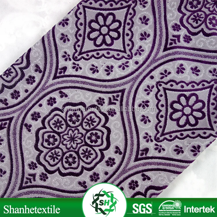 Turkish jacquard velvet cheap price embroidery textile fabric