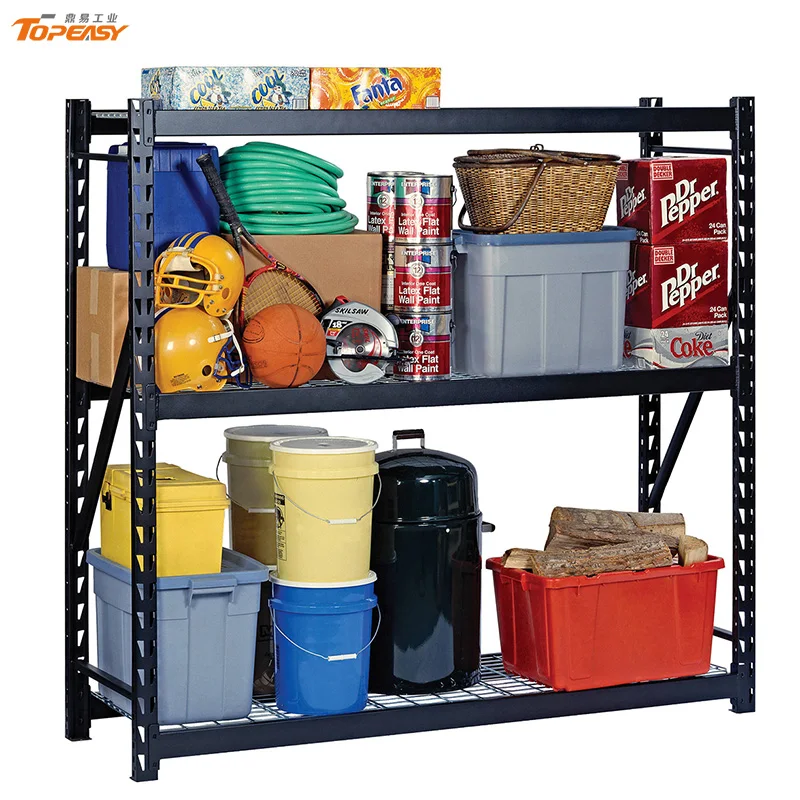 4 слоя черный Средний Долг промышленные металлические стеллажи