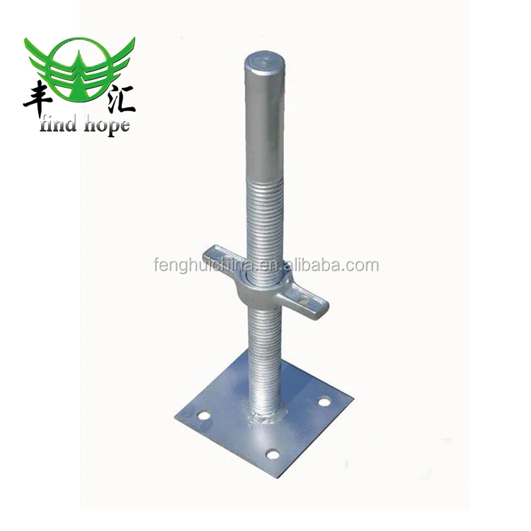 
Construction scaffolding hollow u head screw jack base manufacturer 