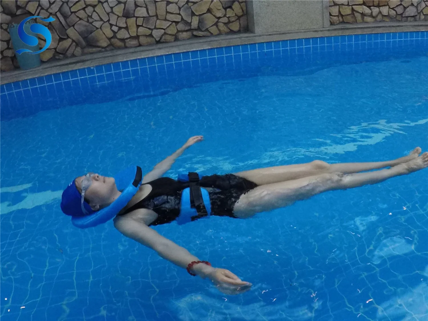 Vinyl Coated Swimming Buoyancy Aid Water Jogger Waist Support Flotation Belt