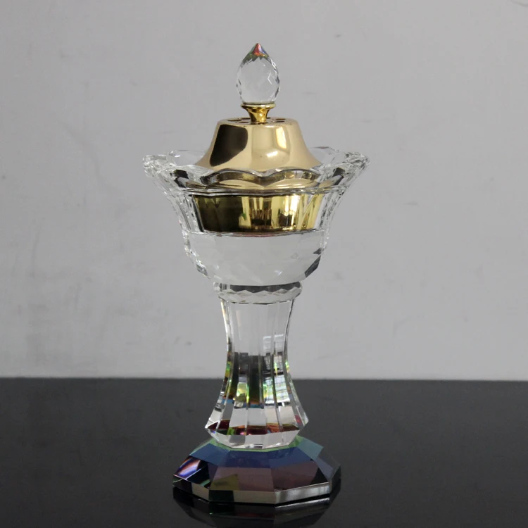 Wholesale fancy arabic crystal incense burner censer