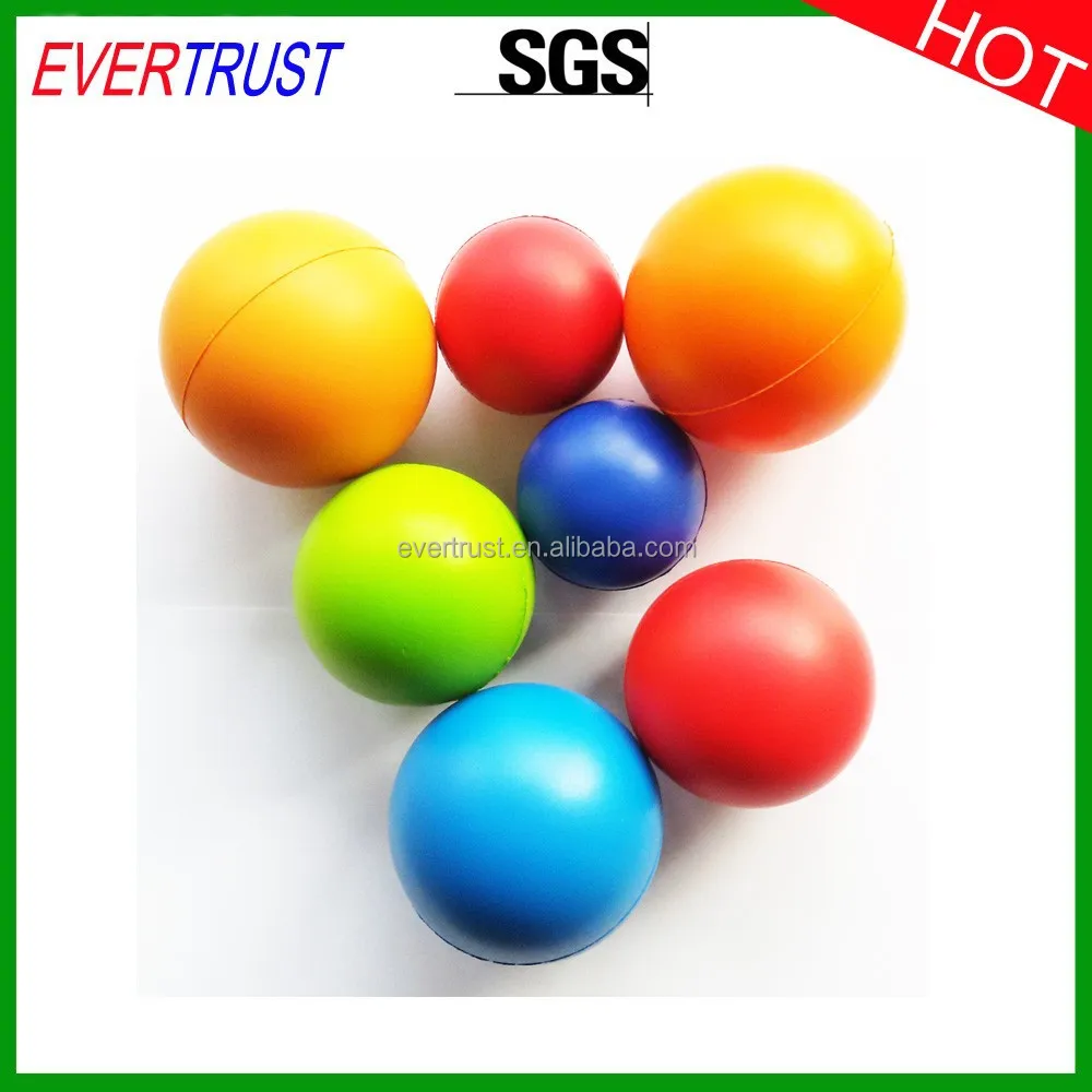 cheap custom polyurethane foam stress bal for promotion