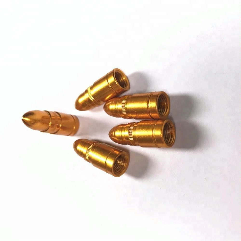 CNC bullet car tire air stem valve cap