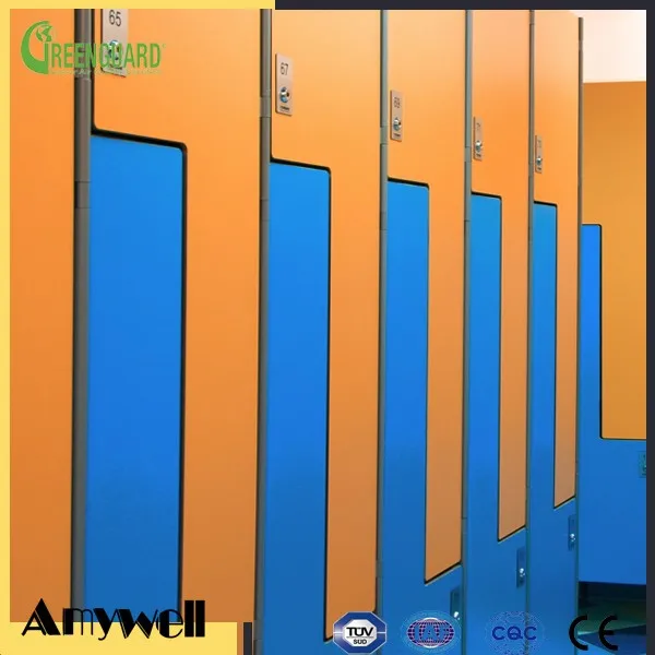 Amywell hotsale matt surface durable waterproof hpl compact laminate mini locker