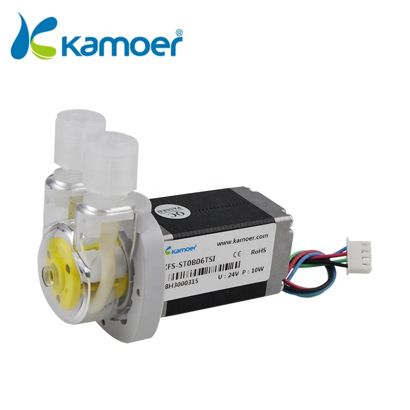 Kamoer KFS Series High Precision Stepper motor 24v Micro Chemical Peristaltic Pump
