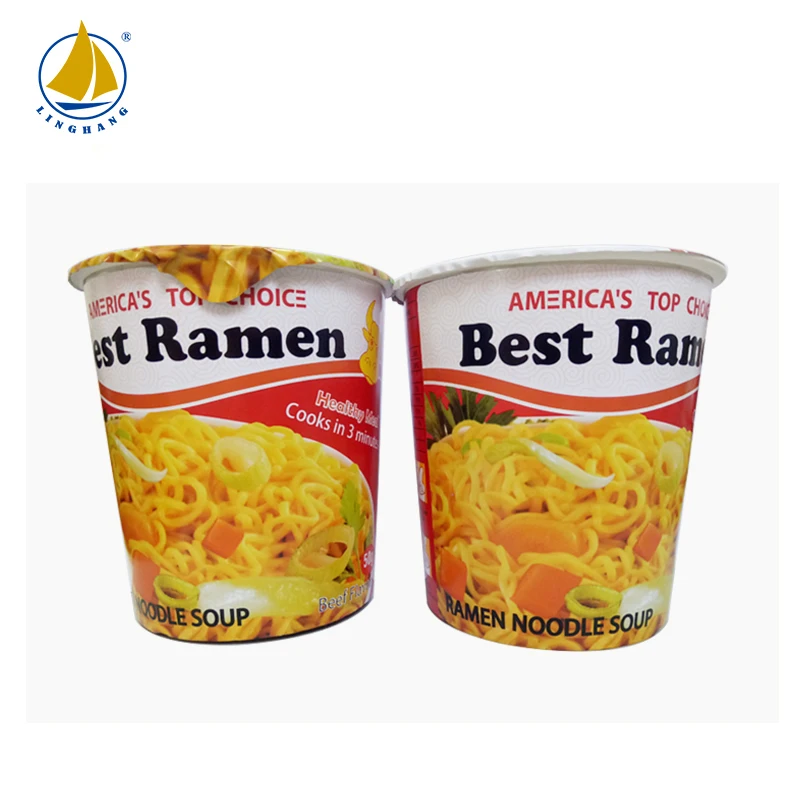 Best selling wholesale free sample paper cup instant noodles fast food