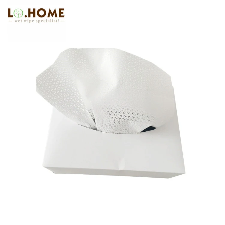 
Hot sell natural dry cotton facial tissue disposable cleansing dry tissue face napkin biodegradable organic wet paper towel 