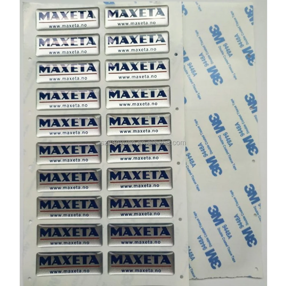 Custom Stickers Epoxy Dome Resin 3M  Labels