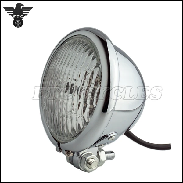 Классическая мотоциклетная фара 4,5 дюйма для Кафе racer, мотоциклетные запчасти