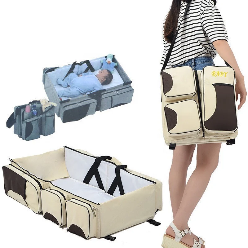 Multifunctional Polyester Mummy Baby Bags Diaper Bag Tote