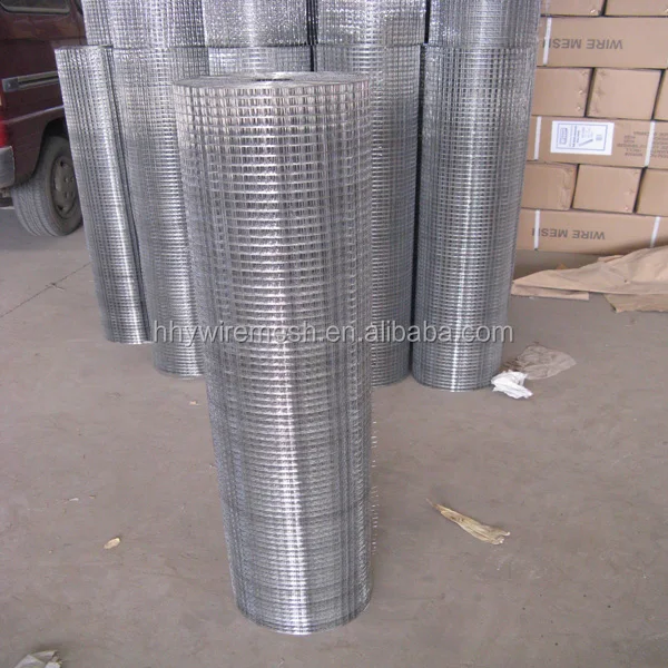 Alibaba China Anping factory direct supplier galvanized welded wire mesh in roll for bird cages
