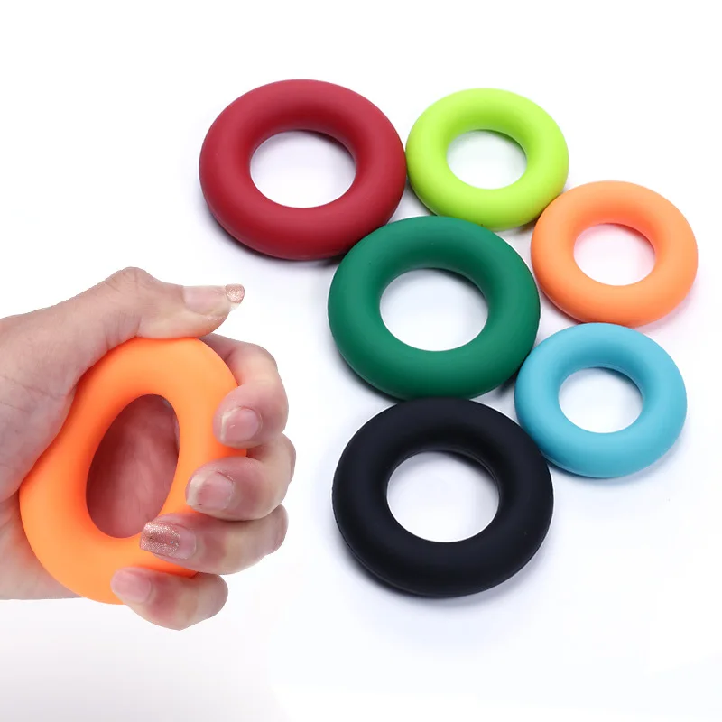 70mm Silicone hand grip ring strengthener finger exerciser