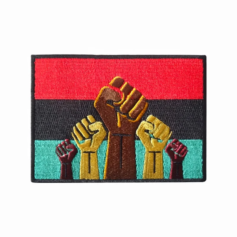 Custom patches Flag design machine embroidery designs badges embroidery badge