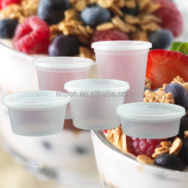 Premium Quality Freezer Safe Food Grade Yogurt Tub to go cup