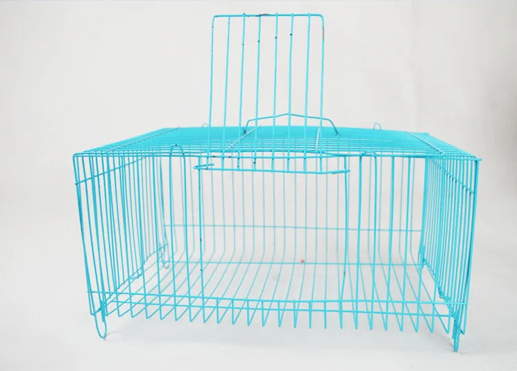 Wide Use Portable Stainless Steel Iron Metal Parakeet Parrot Cat Dog Bird Cage Carrier