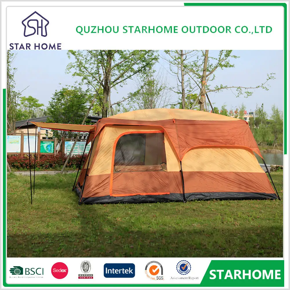 8-10 Person tent type camping tent luxury big family tent for hiking