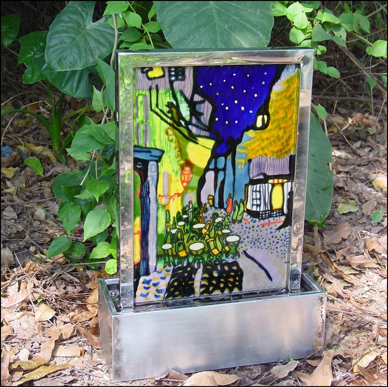 OEM Design Ceramic Outdoor Outdoor Wall Fountain Waterfalls