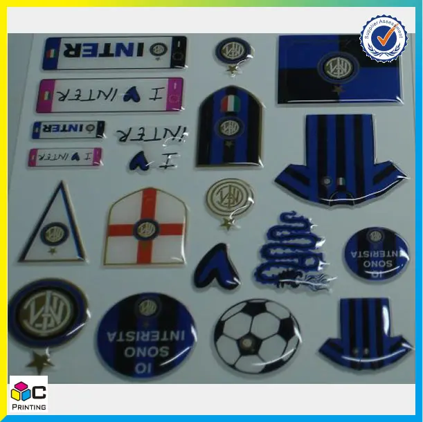 best selling wholesale attracting epoxy domed sticker