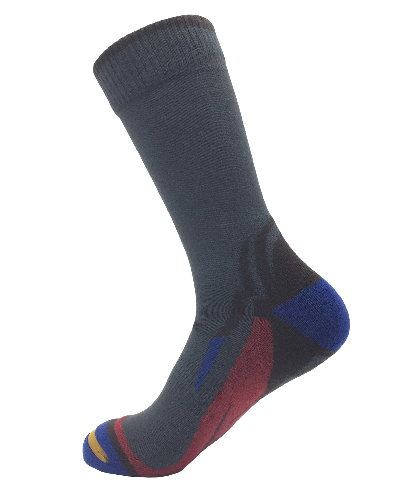 Character custom kids socks black long boy sport hiking socks