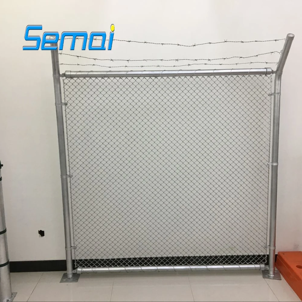 factory wholesale plastic chain link fence for tennis court low cost