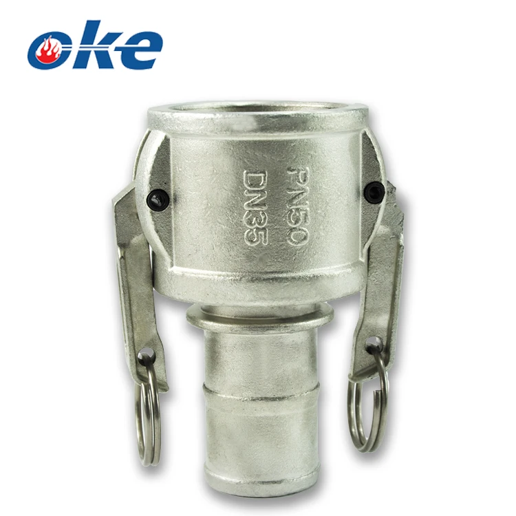 Okefire Mortar Hose Female Coupling With Collar