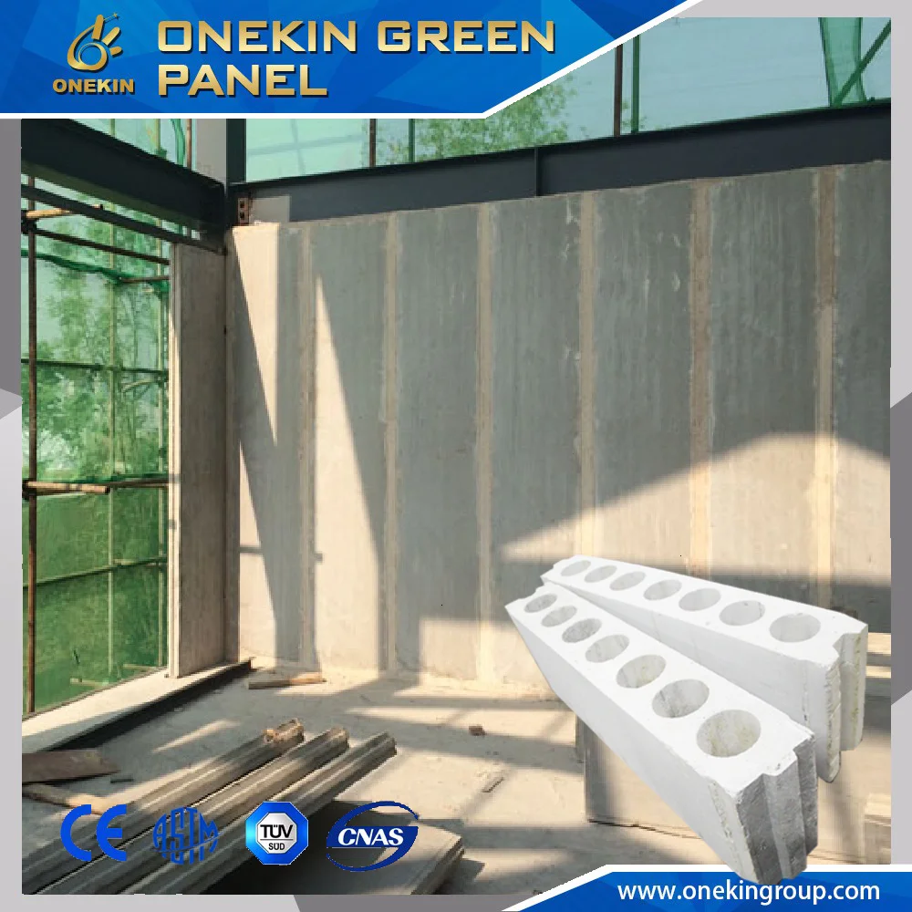 
Insulated Precast Concrete Block Light MgO Wall Panel Fireproof Sandwich SIP Panel AAC Panel 