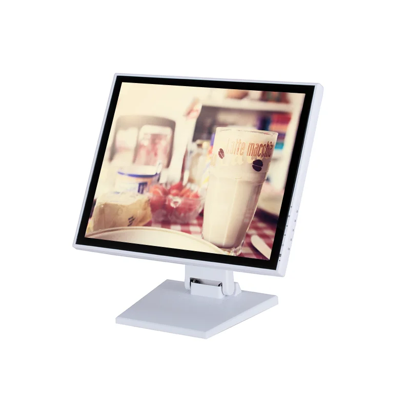 
Wholesale High Quality 1280*1024 17 Inch VGA HD USB AV Input White Color Monitor 
