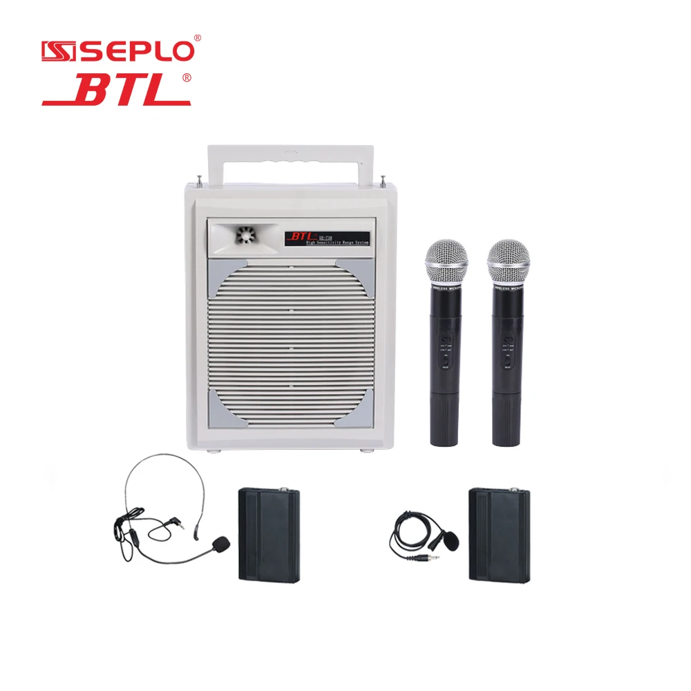 
Professional Rechargeable Portable Teaching Wireless PA Amplifier SE-738 
