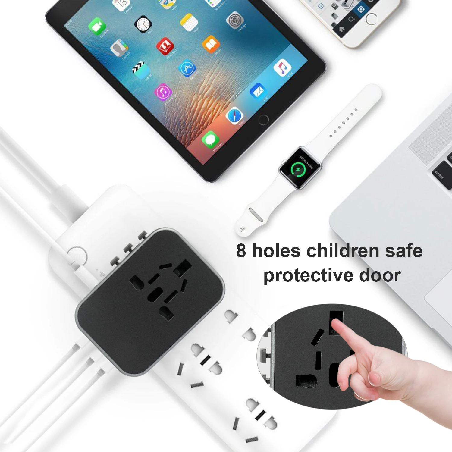 
2019 new arrivals usb fast charge universal travel adapter plug type c portable charger adaptor 