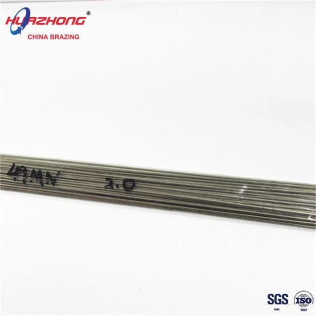 Silver Brazing Wire Rods for Hard Steel Alloys Low Melting Point Diamond Saw Blade Welding Solder Solid Bar Silver Brazing Rod