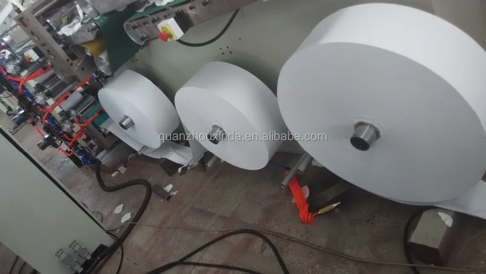 Automatic embossed type counting color printer paper cup tray machines