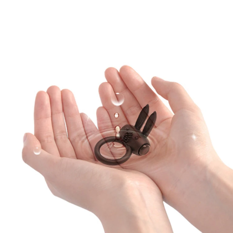Sex toy manufacturer Delay Lock Fine Sex Toys Vibrating Penis Ring Silicone Rabbit Cock Ring Vibrator
