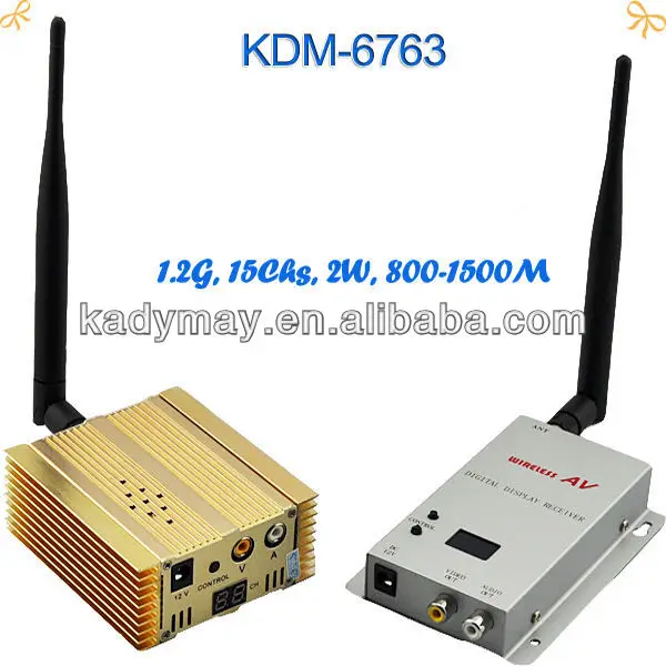 15 гл большие расстояния 1000~2000m беспроводного аудио& система видео-передатчик, по самым лучшим поставщиком!!!
