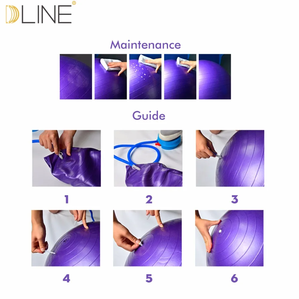 Hot sale Anti-burst Pvc Gym yoga Ball for balance