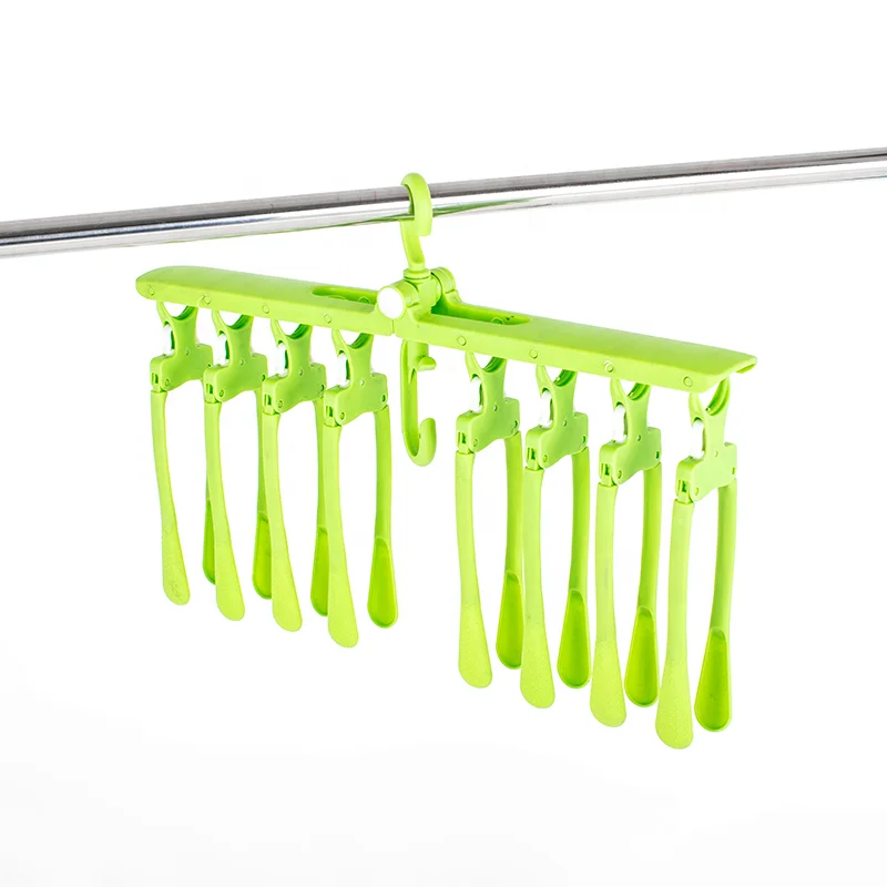 
Adjustable Plastic Clothes Hanger Magic Plastic Clothes Hanger For Saving Space 