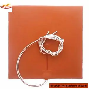 Industrial custom flexible silicone rubber heater heating pad 12v heating