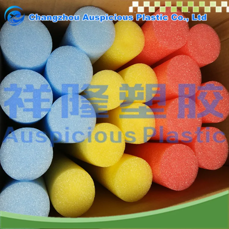 extruded polyethylene foam swimming pool noodles